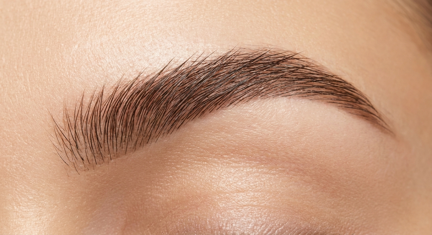 Sourcils parfaits après browlift russe